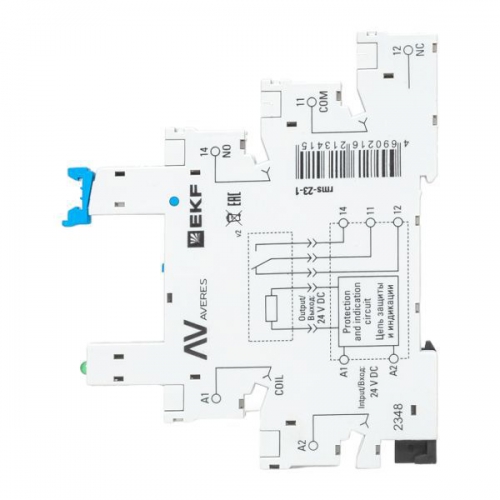 Разъем для реле РM slim 23/1 AVERES EKF rms-23-1 rms-23-1