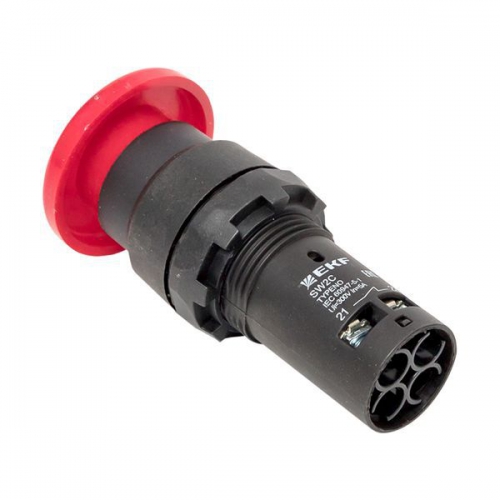 Кнопка SW2C-11MZ повор. гриб кр. NO+NC EKF sw2c-mz-r sw2c-mz-r
