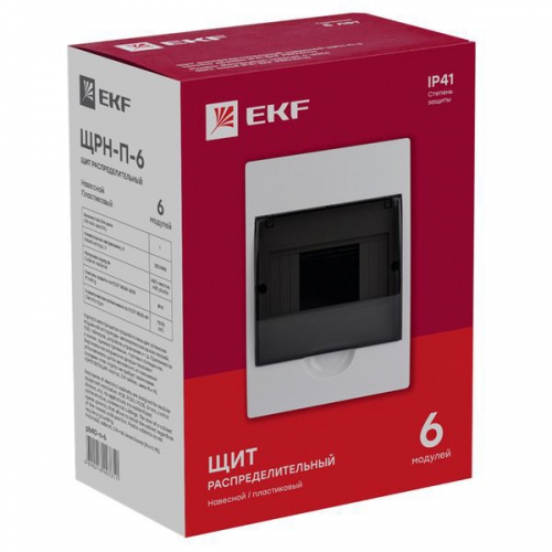 Щит ЩРН-П-6 IP41 EKF pb40-n-6 pb40-n-6