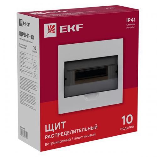 Щит распред. ЩРВ-П-10 IP40 EKF pb40-v-10 pb40-v-10