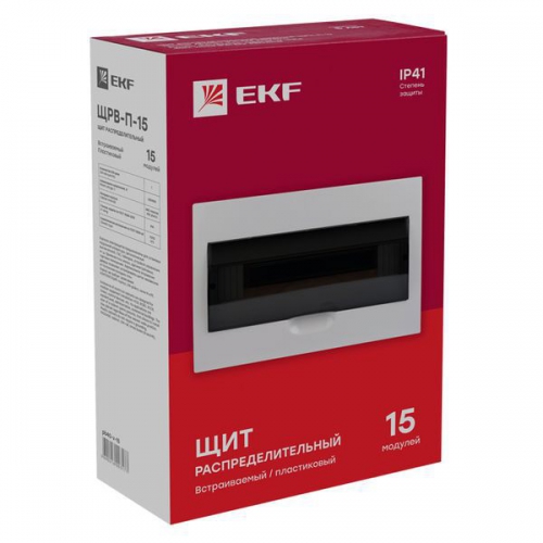 Щит распред. ЩРВ-П-15 IP40 EKF pb40-v-15 pb40-v-15