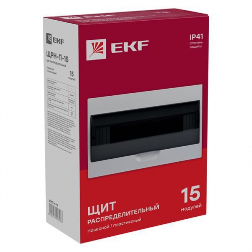Щит ЩРН-П-15 IP41 EKF pb40-n-15 pb40-n-15