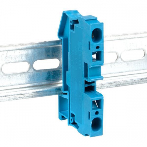 Колодка клеммная JXB-ST-4 41А пружинная син. EKF plc-jxb-st-4-blue plc-jxb-st-4-blue