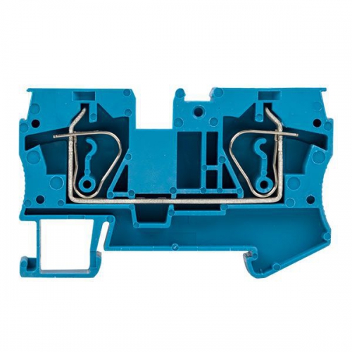 Колодка клеммная JXB-ST-4 41А пружинная син. EKF plc-jxb-st-4-blue plc-jxb-st-4-blue
