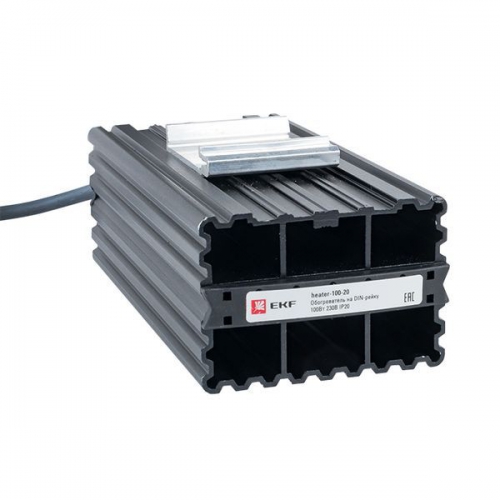 Обогреватель на DIN-рейку 100Вт 230В IP20 PROxima EKF heater-100-20 heater-100-20