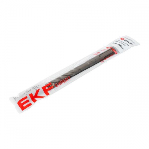 Бур по бетону SDS-plus 10х160мм 4 резца 4S спираль Expert EKF db-10-160-4x4 db-10-160-4x4