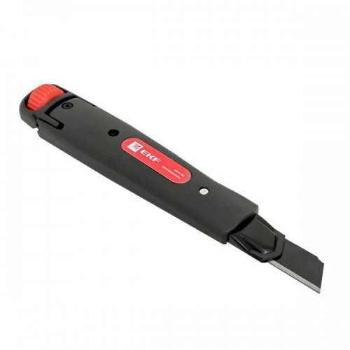 Нож строительно-монтажный 18мм НСМ-80 (SK4) Heavy Duty (до 60кг) Professional EKF ncm-80-pro ncm-80-pro