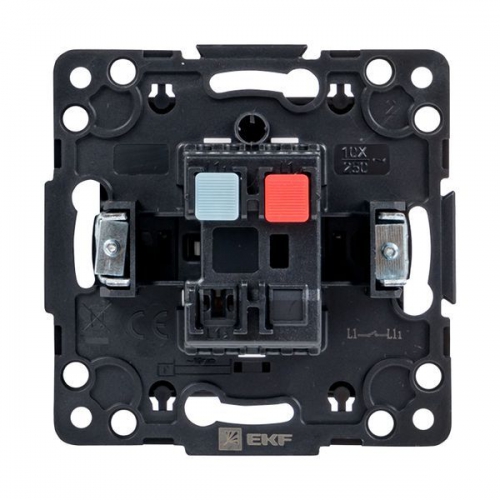 Выключатель 1-кл. Стокгольм 10А механизм черн. PROxima EKF EZV10-021-10 EZV10-021-10
