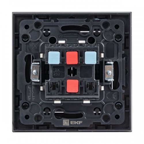 Выключатель 2-кл. Стокгольм 10А механизм черн. PROxima EKF EZV10-023-10 EZV10-023-10
