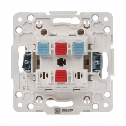Выключатель 2-кл. Стокгольм 10А механизм бел. PROxima EKF EYV10-123-10 EYV10-123-10