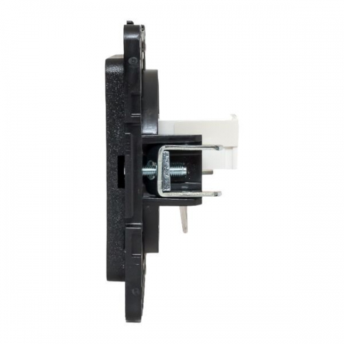 Розетка компьютерная 1-м Стокгольм RJ45 механизм черн. PROxima EKF EZK01-035-10 EZK01-035-10