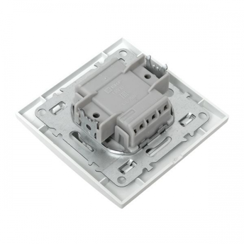 Выключатель 2-кл. СП Минск 10А IP20 бел. Basic EKF ERV10-023-10 ERV10-023-10