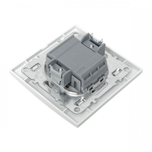 Выключатель 2-кл. СП Минск 10А IP20 с индикатором бел. Basic EKF ERV10-123-10 ERV10-123-10