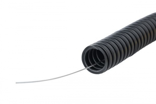 Труба гофрированная ПВХ d25мм с протяжкой черн. (уп.50м) Plast EKF tg-z-25-50-black tg-z-25-50-black