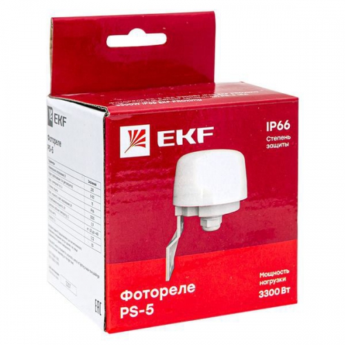 Фотореле PS-5 15А 3300Вт IP66 PROxima EKF fr-ps-5-15 fr-ps-5-15