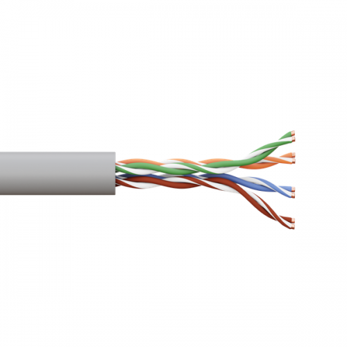Кабель витая пара U/UTP кат.5e 4 пары solid оболочка PVC сер. TERACOM EKF TRC-5EUTP-04PVC-GY-IN3 TRC-5EUTP-04PVC-GY-IN3