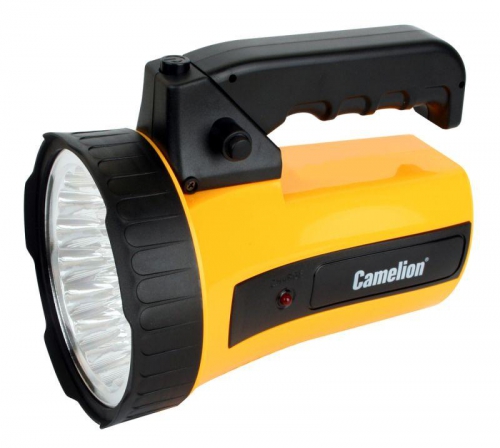 Фонарь аккумуляторный 35LED 29315 аккум. 6В 4А.ч 220В пластик. желт. (кор.) Camelion 10469 10469