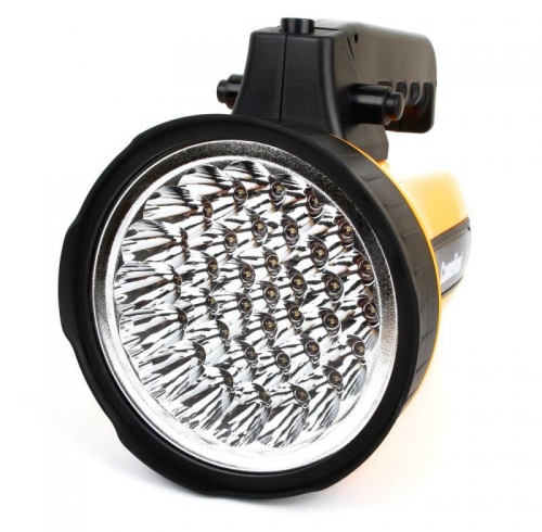 Фонарь аккумуляторный 35LED 29315 аккум. 6В 4А.ч 220В пластик. желт. (кор.) Camelion 10469 10469