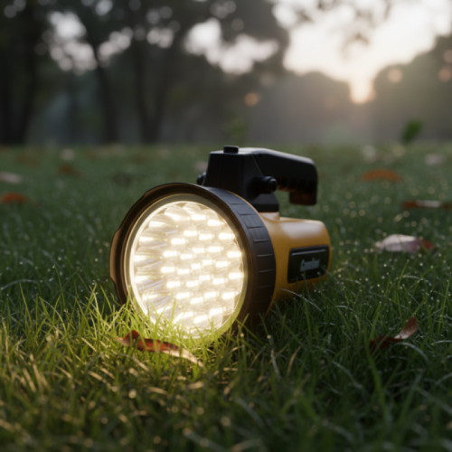 Фонарь аккумуляторный 35LED 29315 аккум. 6В 4А.ч 220В пластик. желт. (кор.) Camelion 10469 10469