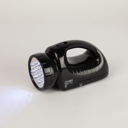Фонарь-прожектор аккумуляторный TSP12 12 + 18LED аккум. 4В 1.8А.ч ЗУ 220В (картон. упак.) Трофи C0045551 C0045551