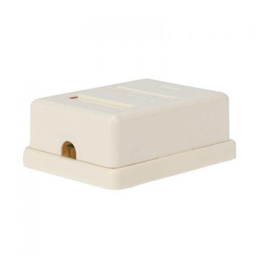 Розетка компьютерная 1-м ОП RJ45 кат.5E UTP неэкранир. бел. Rexant 03-0121 03-0121