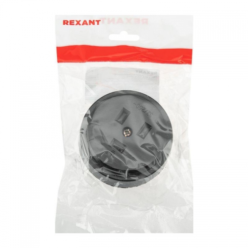 Розетка РШ для электрической плиты 32А 250В 2Р+РЕ (ОУ) черн. Rexant 11-8983 2587319