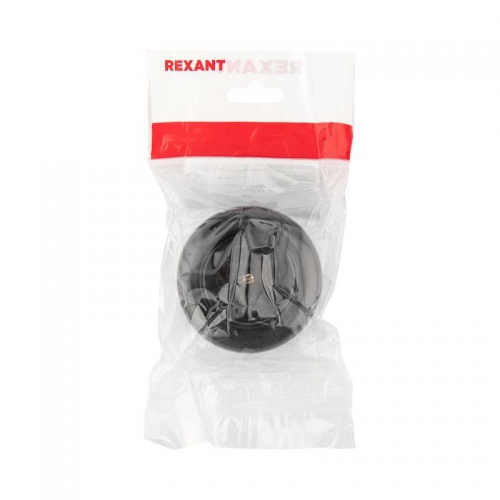 Розетка штепсельная карболитовая открытой уст. б/з 16А черн. Rexant 11-8980 2586224
