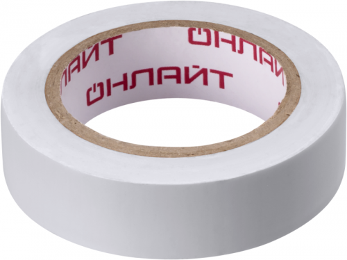 Изолента ПВХ 71 673 OIT-B15-10/WH бел. ОНЛАЙТ 71673 71673