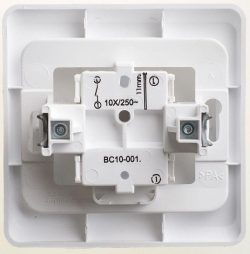 Выключатель 1-кл. СП Этюд 10А IP20 бел. SE BC10-001B BC10-001B