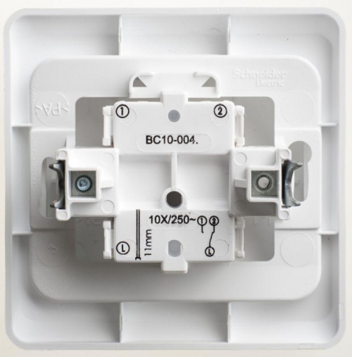 Переключатель проходной 1-кл. СП Этюд 10А IP20 бел. SE BC10-004B BC10-004B