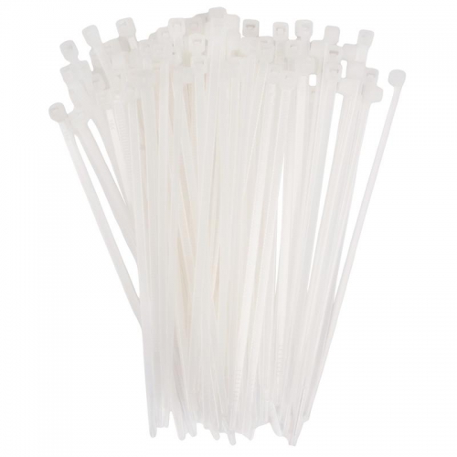 Хомут кабельный PCT 2.5х100-100WH 2.5х100 PA6.6 бел.(уп.100шт) JazzWay 5053526 5053526