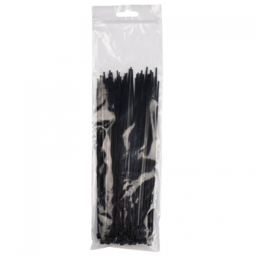 Хомут кабельный PCT 2.5х200-100BL 2.5х200 PA6.6 черн.(уп.100шт) JazzWay 5054394 5054394