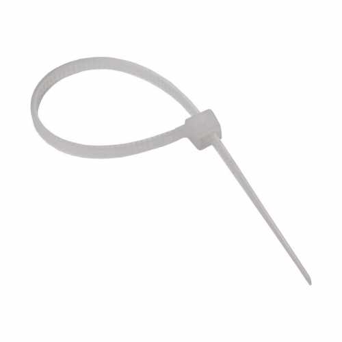 Хомут кабельный PCT 2.5х080-100WH 2.5х80 PA6.6 бел.(уп.100шт) JazzWay 5053670 5053670