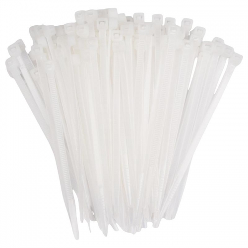 Хомут кабельный PCT 3.6х100-100WH 3.6х100 PA6.6 бел.(уп.100шт) JazzWay 5053700 5053700