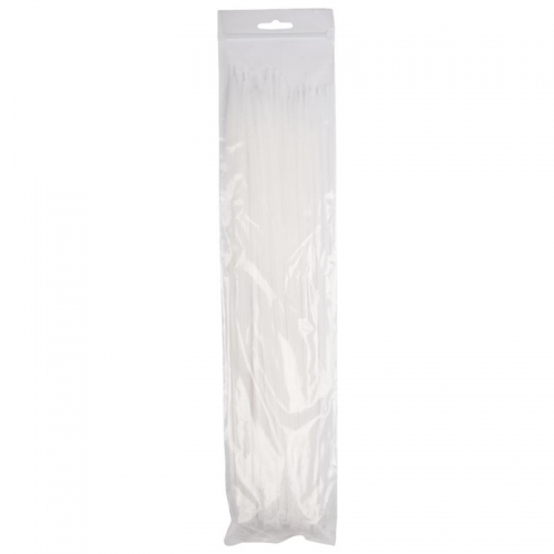 Хомут кабельный PCT 3.6х350-100WH 3.6х350 PA6.6 бел.(уп.100шт) JazzWay 5053885 5053885