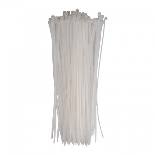 Хомут кабельный PCT 4.8х300-100WH 4.8х300 PA6.6 бел.(уп.100шт) JazzWay 5054035 5054035