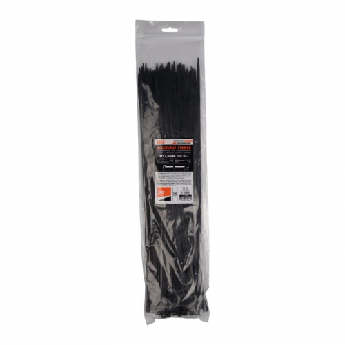 Хомут кабельный PCT 4.8х400-100BL 4.8х400 PA6.6 черн.(уп.100шт) JazzWay 5054691 5054691