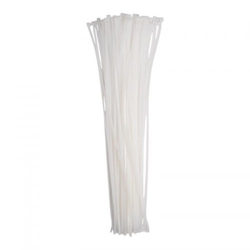 Хомут кабельный PCT 4.8х450-100WH 4.8х450 PA6.6 бел.(уп.100шт) JazzWay 5054127 5054127