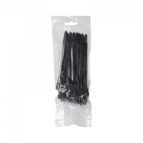 Хомут кабельный PCT-S 3.6х150-100BL 3.6х150 PA6.6 черн.(уп.100шт) JazzWay 5055612 5055612