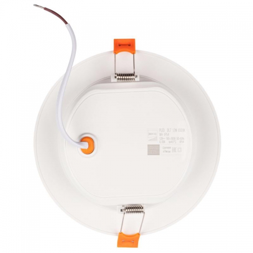 Светильник светодиодный PLED DL7 12Вт 6500К IP54 1020лм WH встраив. бел. Pro JazzWay 5069084 5069084