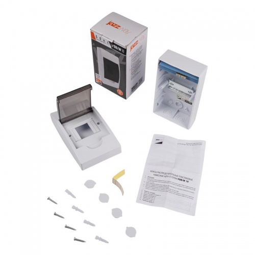 Бокс модульный накладной PDB/W 1004 WH (ЩРН-П- 4) IP41 пластик. Pro JazzWay 5071643 5071643