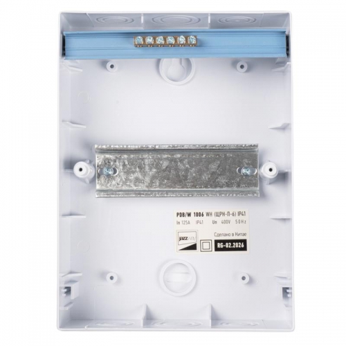 Бокс модульный накладной PDB/W 1006 WH (ЩРН-П- 6) IP41 пластик. Pro JazzWay 5071650 5071650