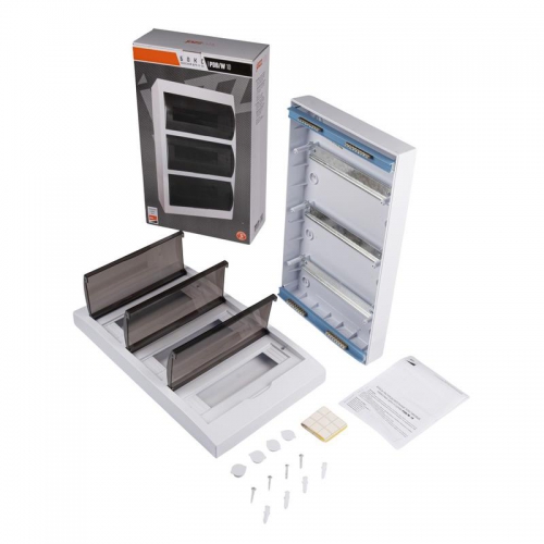 Бокс модульный накладной PDB/W 1036 WH (ЩРН-П-36) IP41 пластик. Pro JazzWay 5071704 5071704