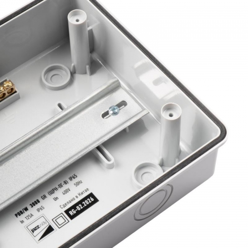 Бокс модульный накладной PDB/W 3008 GR (ЩРН-ПГ- 8) IP65 пластик. Pro JazzWay 5071988 5071988