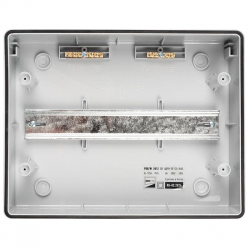 Бокс модульный накладной PDB/W 3012 GR (ЩРН-ПГ-12) IP65 пластик. Pro JazzWay 5072008 5072008
