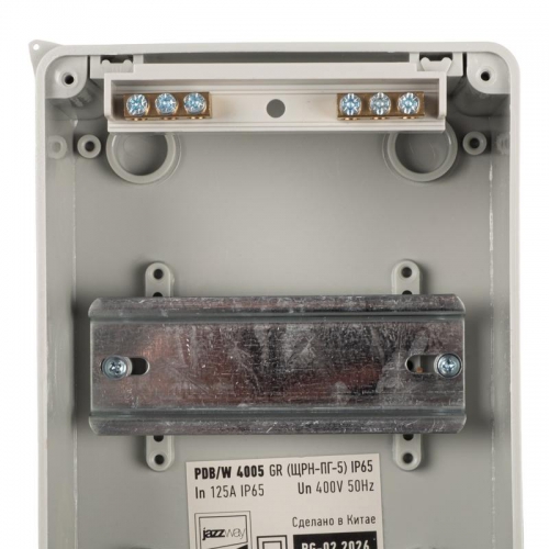 Бокс модульный накладной PDB/W 4005 GR (ЩРН-ПГ- 5) IP65 пластик. Pro JazzWay 5072053 5072053