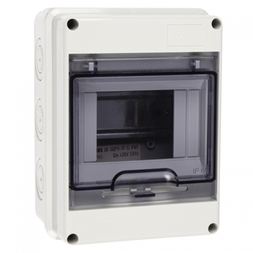 Бокс модульный накладной PDB/W 4005 GR (ЩРН-ПГ- 5) IP65 пластик. Pro JazzWay 5072053 5072053
