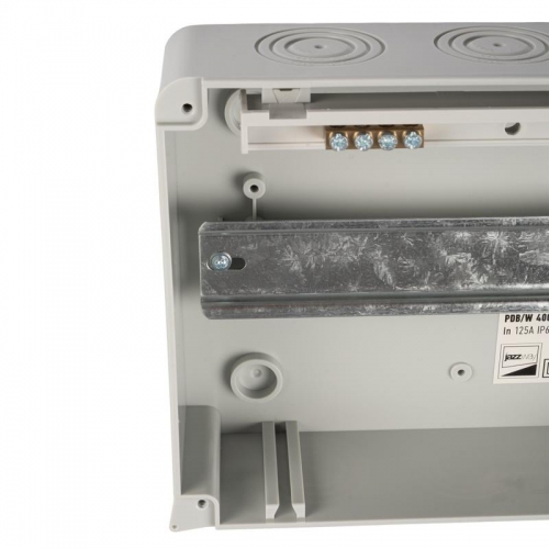 Бокс модульный накладной PDB/W 4008 GR (ЩРН-ПГ- 8) IP65 пластик. Pro JazzWay 5072060 5072060