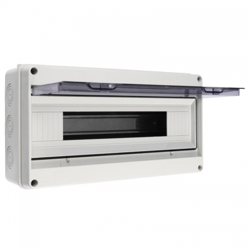 Бокс модульный накладной PDB/W 4018 GR (ЩРН-ПГ-18) IP65 пластик. Pro JazzWay 5072121 5072121