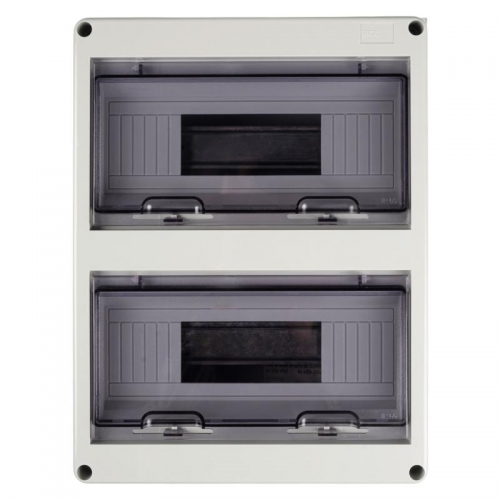 Бокс модульный накладной PDB/W 4024 GR (ЩРН-ПГ-24) IP65 пластик. Pro JazzWay 5072145 5072145